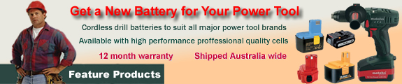 power tools batteries Store banner